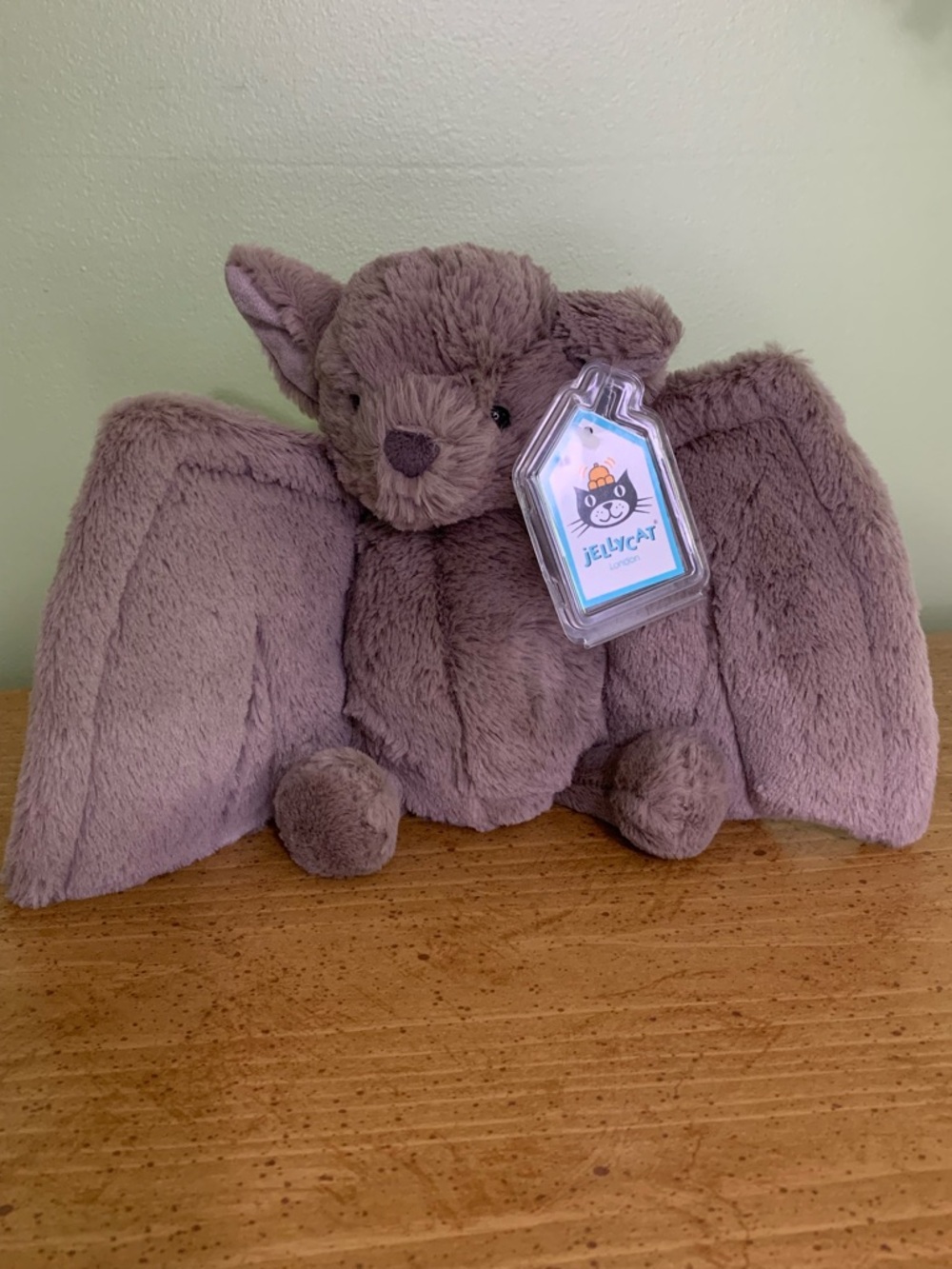 Jellycat Medium BASHFUL BAT - Retired & Very Rare - New with Tags